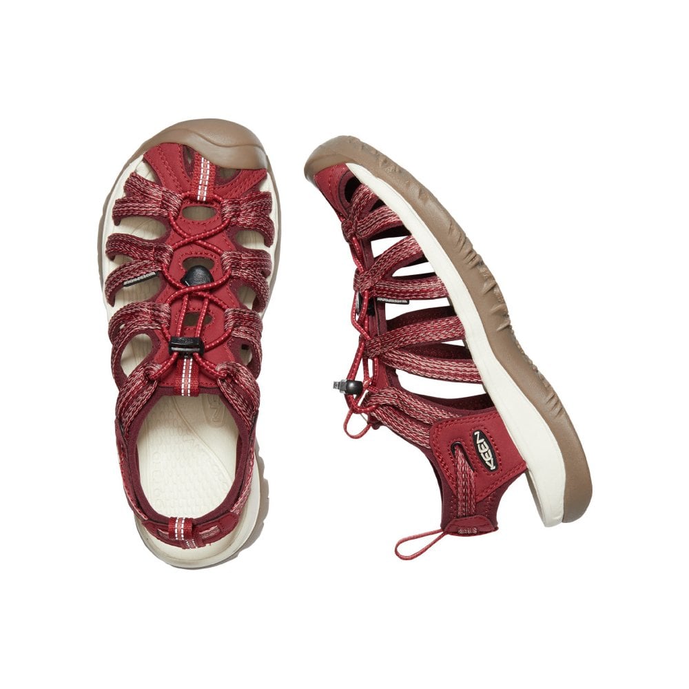 keen womens whisper sandal red dahlia p11391 36188 image